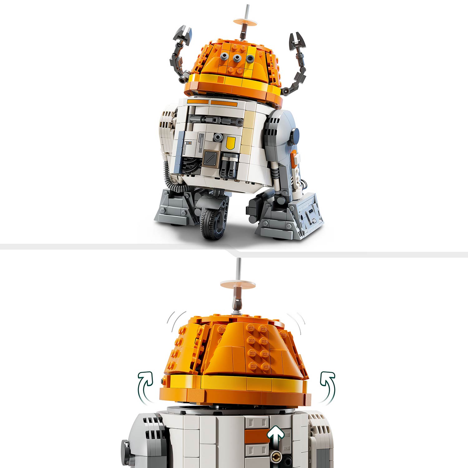 Lego Star Wars Droid Astromech Chopper (C1-10P) 75416 ( Imagem 3 de 4 ) - Preview