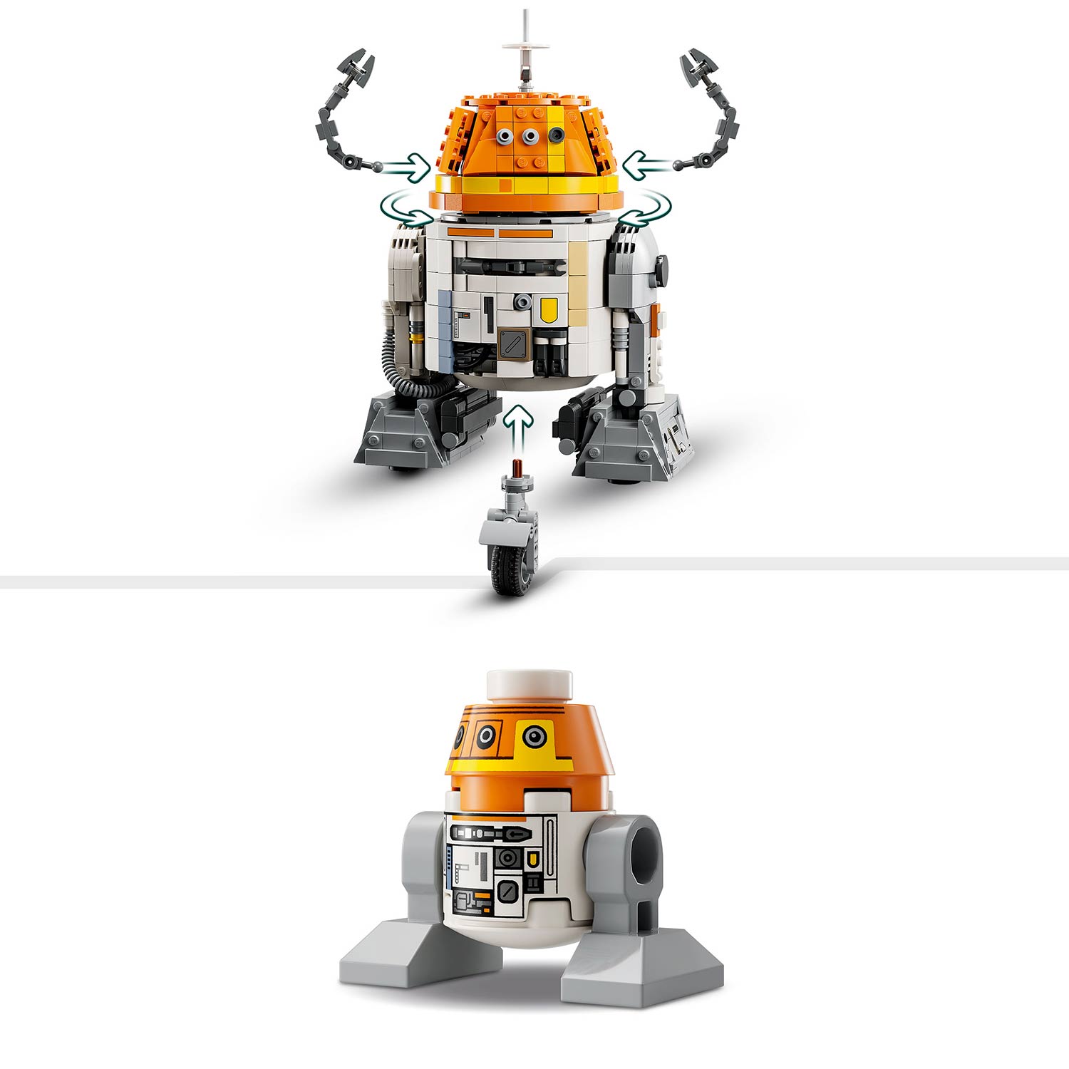 Lego Star Wars Droid Astromech Chopper (C1-10P) 75416 ( Imagem 4 de 4 ) - Preview
