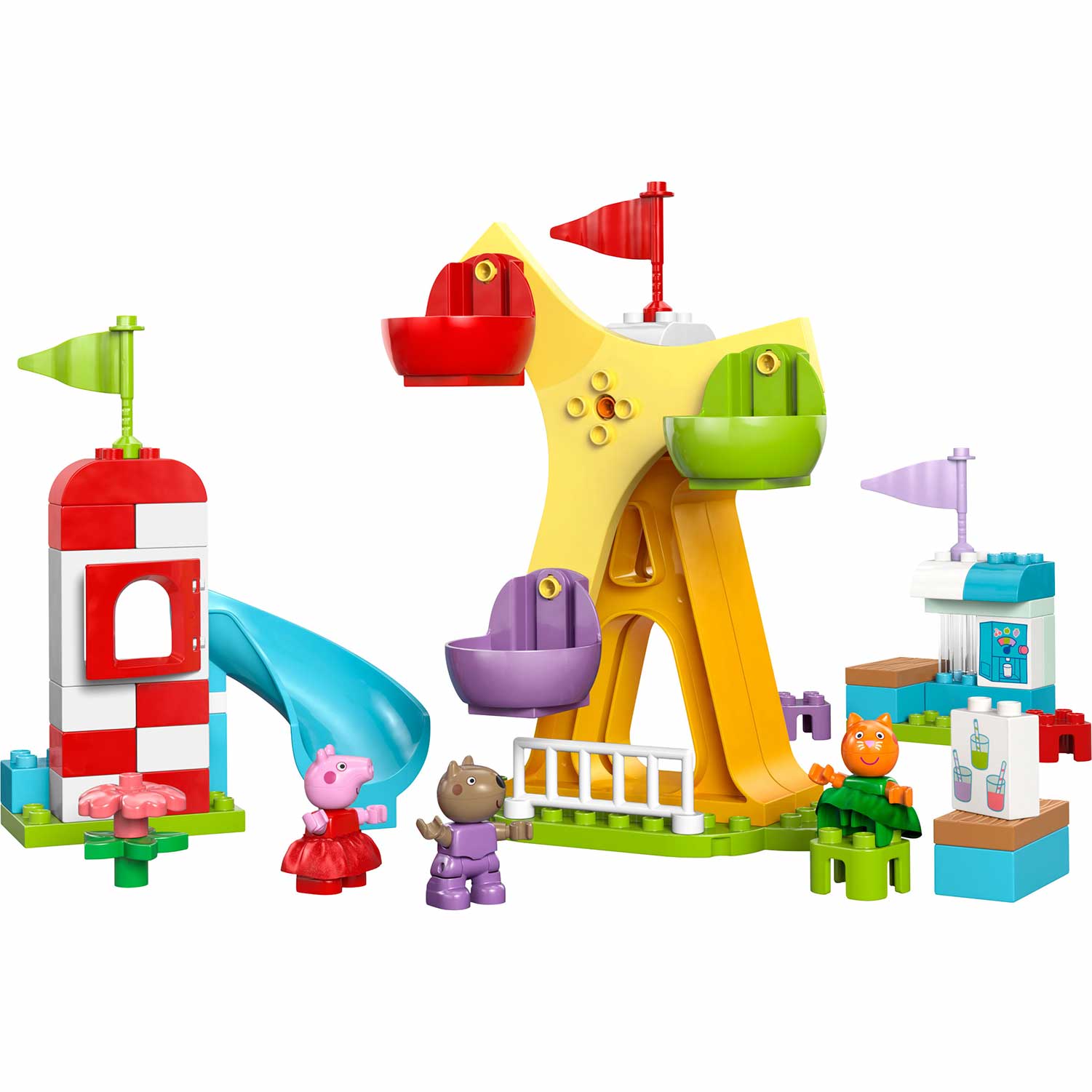Lego Duplo Porquinha Peppa Parque De Diversoes 10453 ( Imagem 2 de 4 ) - Preview