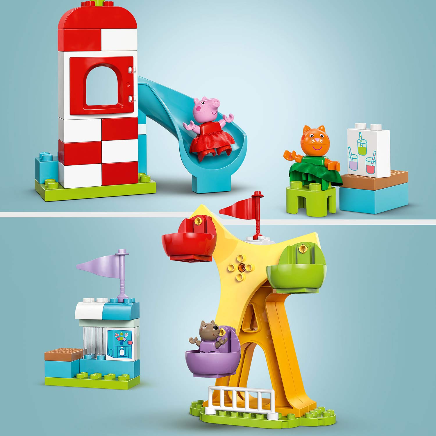 Lego Duplo Porquinha Peppa Parque De Diversoes 10453 ( Imagem 3 de 4 ) - Preview
