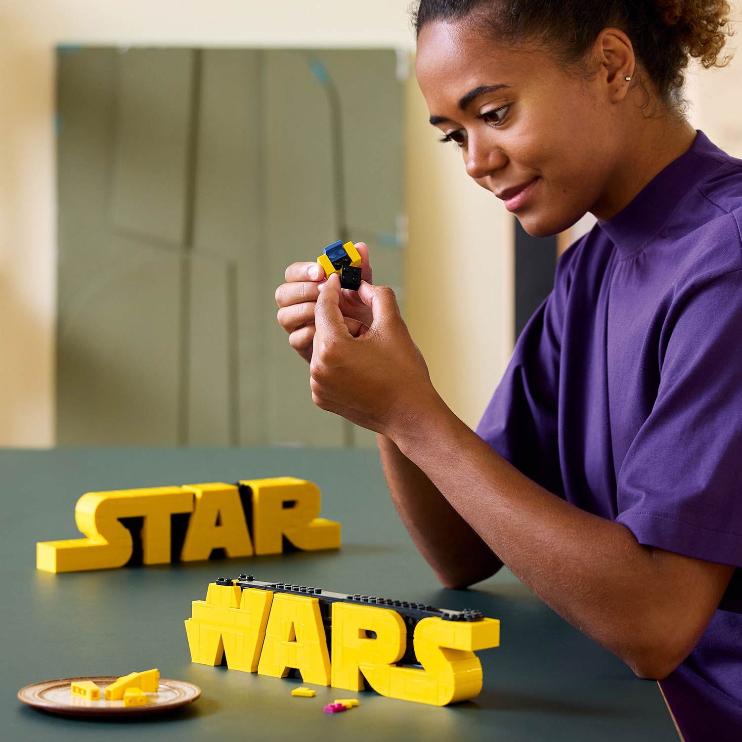 Lego Star Wars Logotipo Star Wars Construido Com Pecas 75407 ( Imagem 3 de 4 ) - Preview
