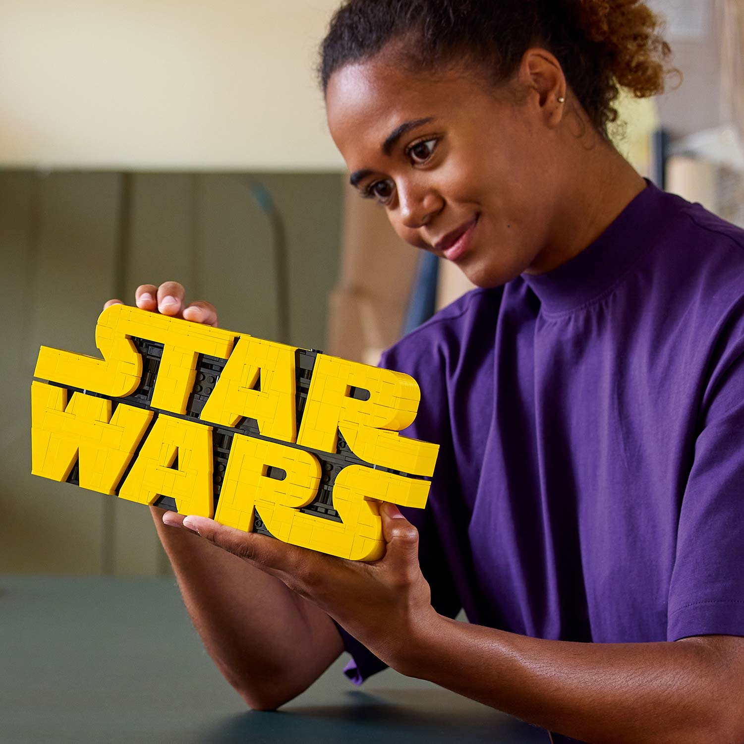 Lego Star Wars Logotipo Star Wars Construido Com Pecas 75407 ( Imagem 4 de 4 ) - Preview