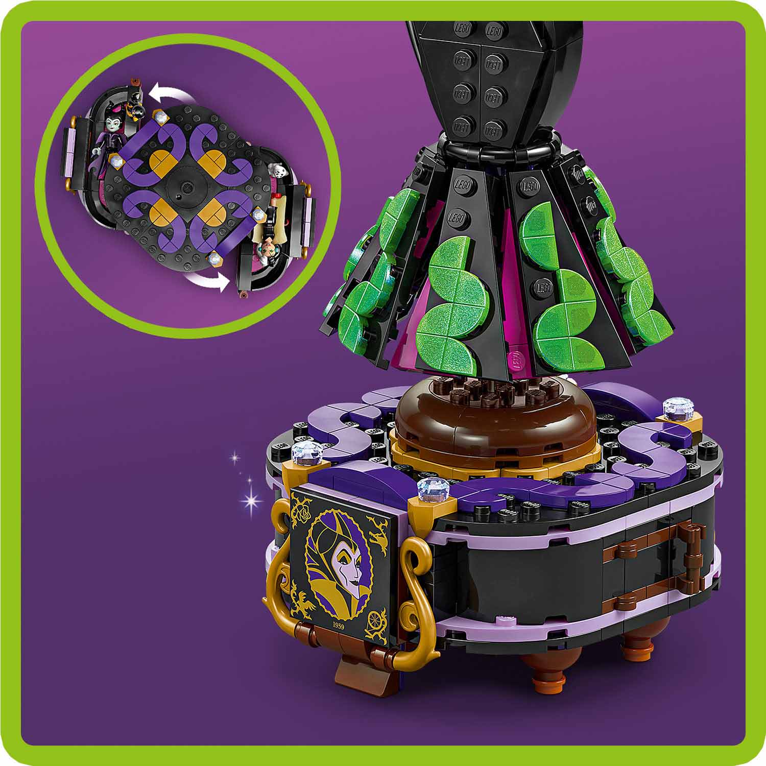 LEGO® Disney™ - Vestidos da Maléfica e da Cruella De Vil - 43262 ( Imagem 3 de 5 ) - Preview