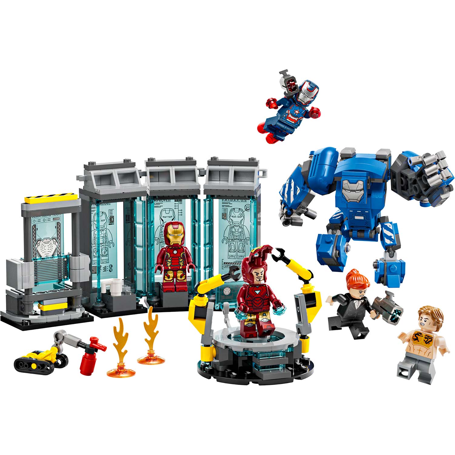 Lego Marvel Laboratório do Iron Man: Salão das Armaduras ( Imagem 2 de 4 ) - Preview