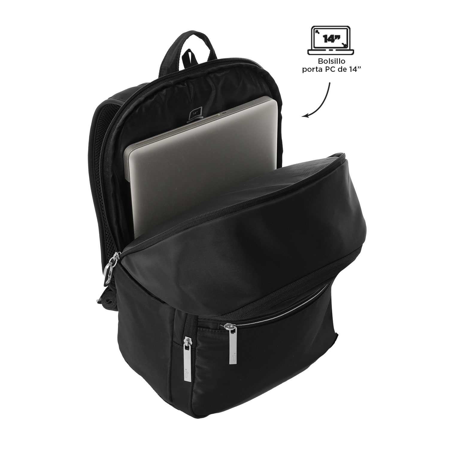 Mochila Totto Adelaide 2025 Preto 41,5X28,5X13,5Cm Ma04Ade00325160N01 ( Imagem 4 de 4 ) - Preview
