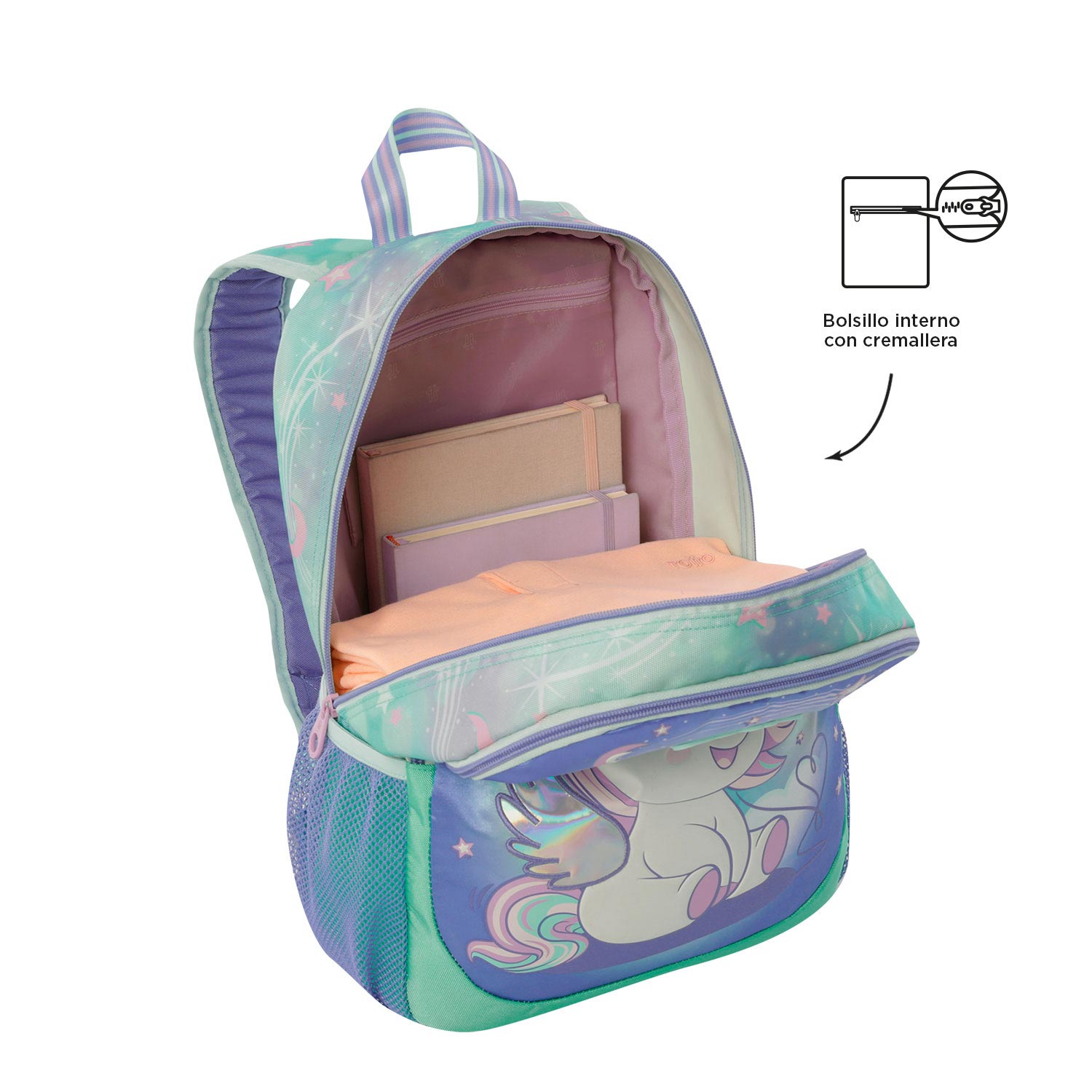 Mochila Totto Magic Dreams 2025 40,5X29X11Cm Mj04Mgd00225106Djm ( Imagem 4 de 4 ) - Preview