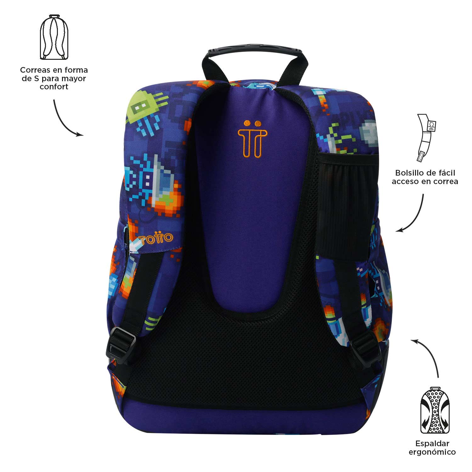 Mochila Totto Rayol 8Fk 2025 44X33X13,5Cm Ma04Eco0022516N8Fk ( Imagem 2 de 3 ) - Preview