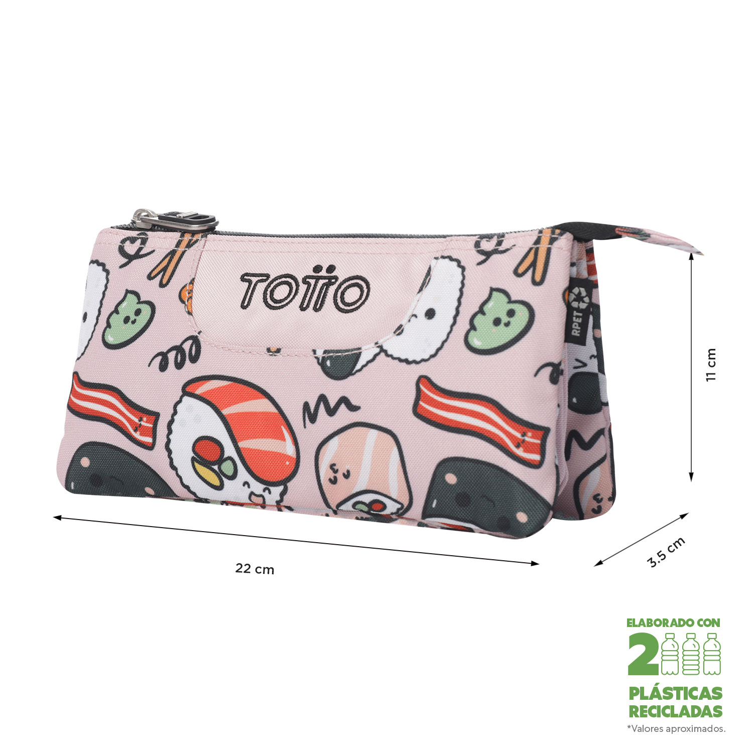ESTOJO TRIPLO TOTTO TOTTO TABLERO 1KD ( Imagem 2 de 4 ) - Preview