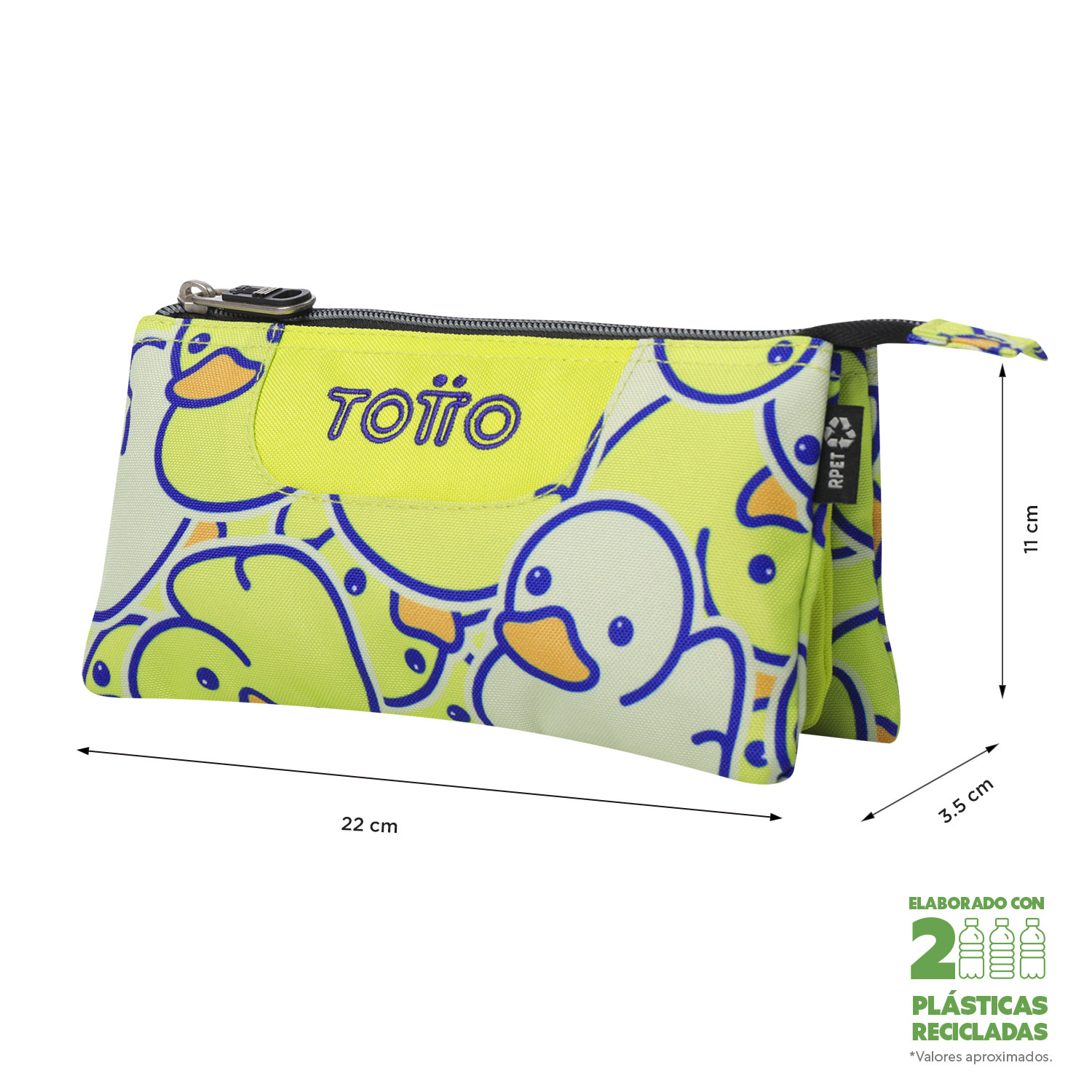 ESTOJO TRIPLO TOTTO TABLERO 3A4 ( Imagem 2 de 4 ) - Preview