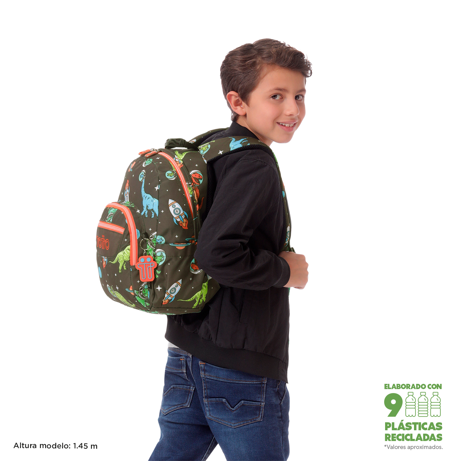 MOCHILA ESCOLAR TOTTO 6 E 7 ANOS GOMMAS 1WE ( Imagem 2 de 4 ) - Preview