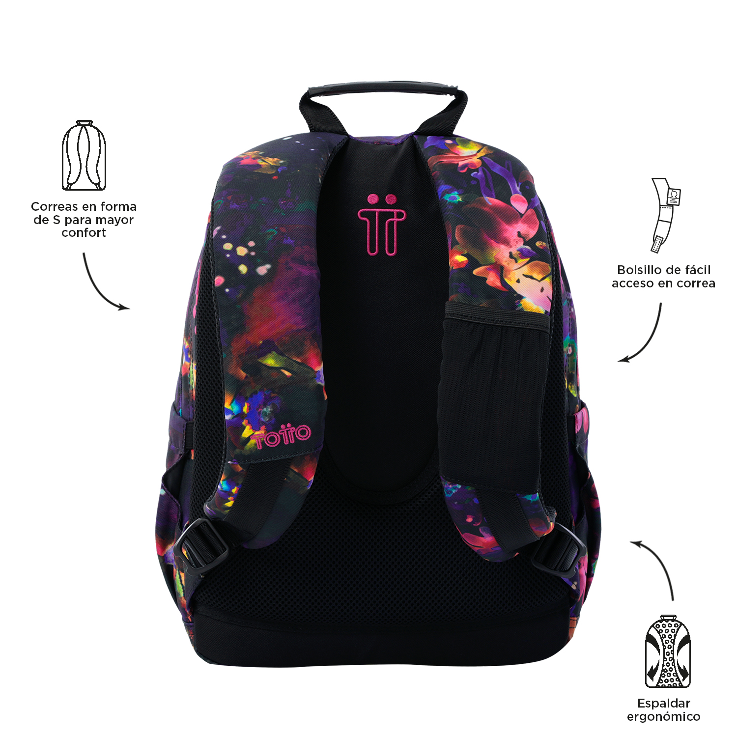 MOCHILA ESCOLAR TOTTO 6 E 7 ANOS GOMMAS 5Q5 ( Imagem 4 de 4 ) - Preview