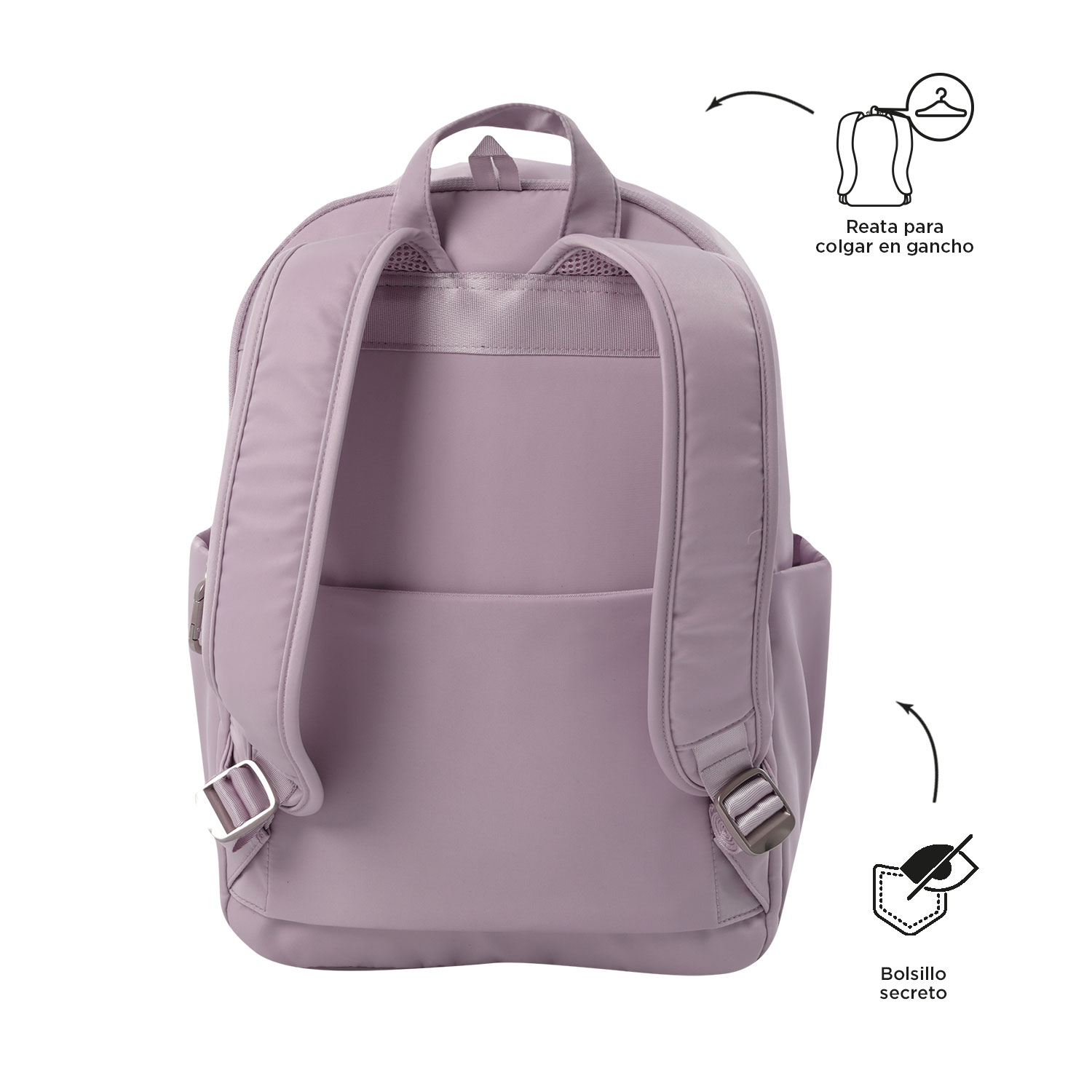 MOCHILA FEMININA TOTTO P/PORTÁTIL 14" ADELAIDE 1 M5E ( Imagem 4 de 4 ) - Preview