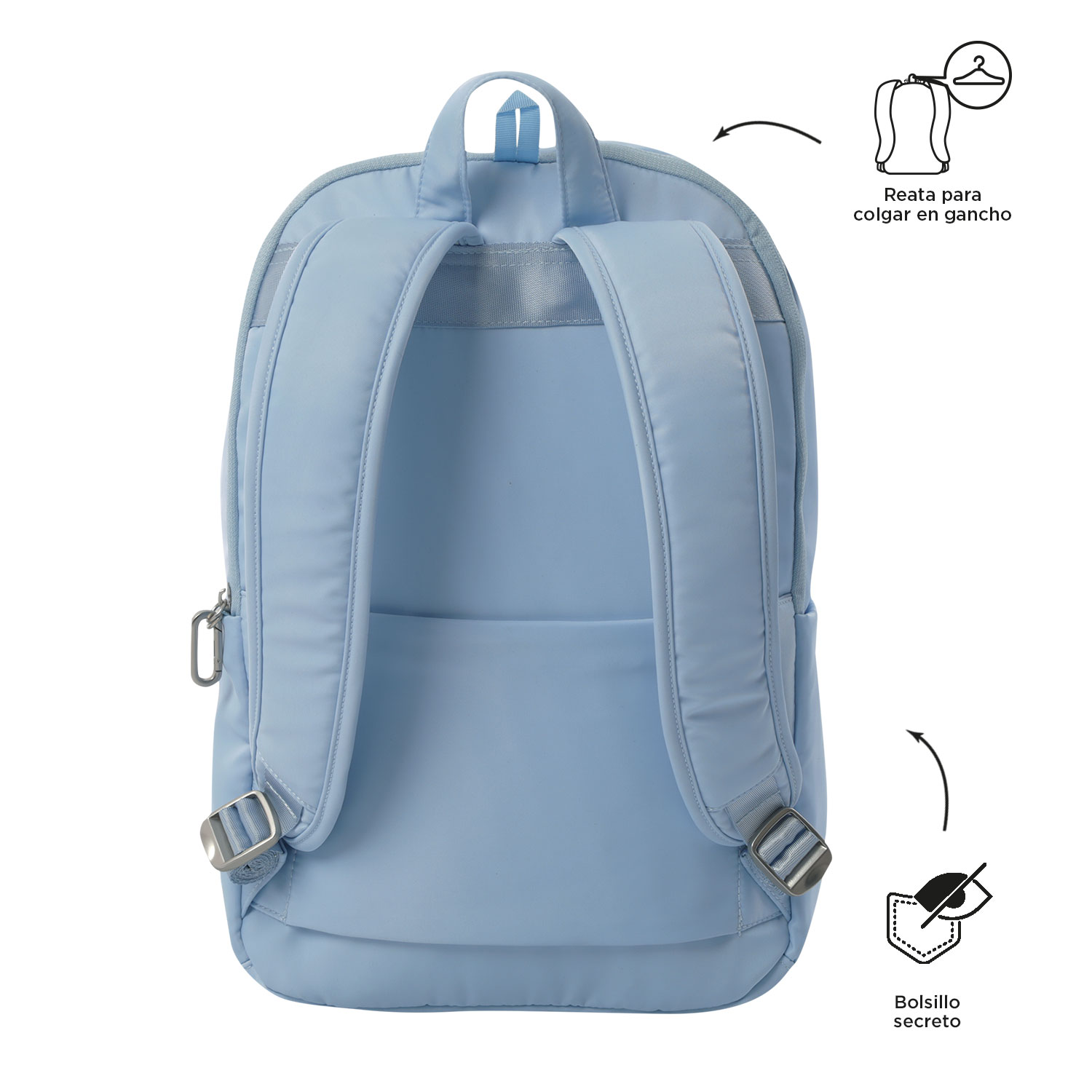 MOCHILA FEMININA TOTTO P/PORTÁTIL 14" ADELAIDE 3 Z80 ( Imagem 4 de 4 ) - Preview