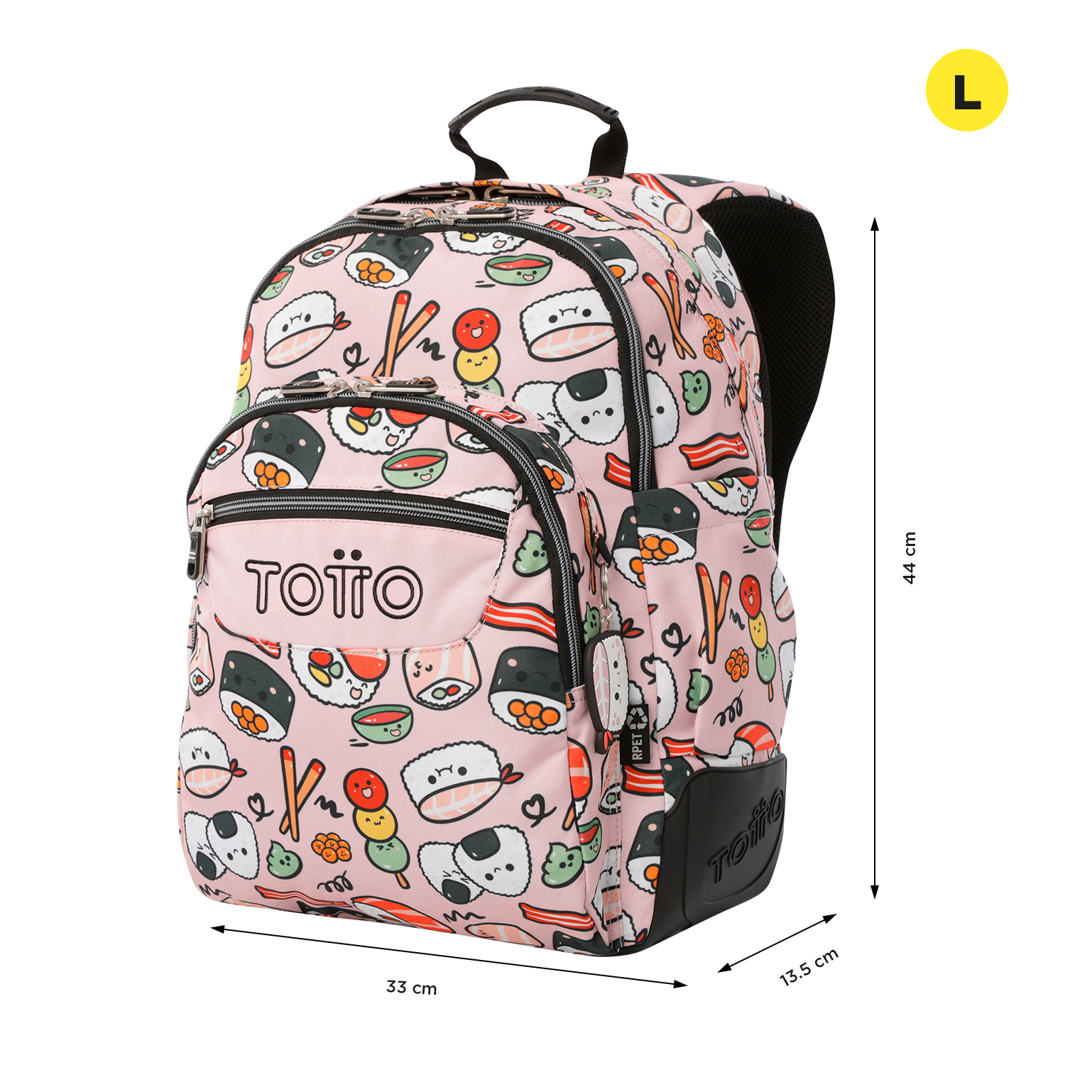 MOCHILA ESCOLAR TOTTO 8 A 12 ANOS RAYOL 1KD ( Imagem 3 de 4 ) - Preview