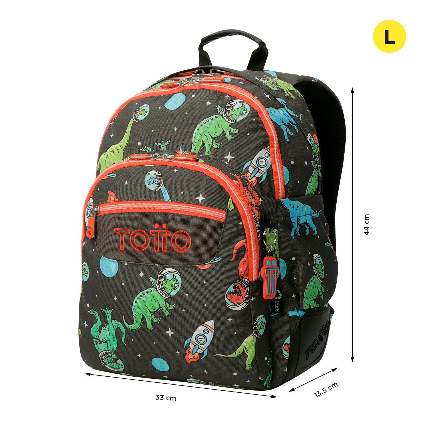 MOCHILA ESCOLAR TOTTO 8 A 12 ANOS RAYOL 1WE ( Imagem 3 de 4 ) - Preview
