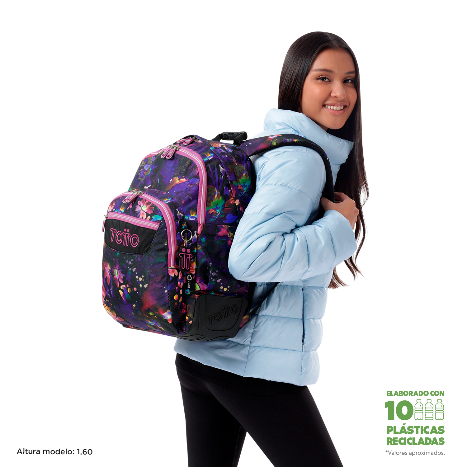 MOCHILA ESCOLAR TOTTO RAYOL 5Q5  44 x 33 x 13,5 cm ( Imagem 2 de 4 ) - Preview