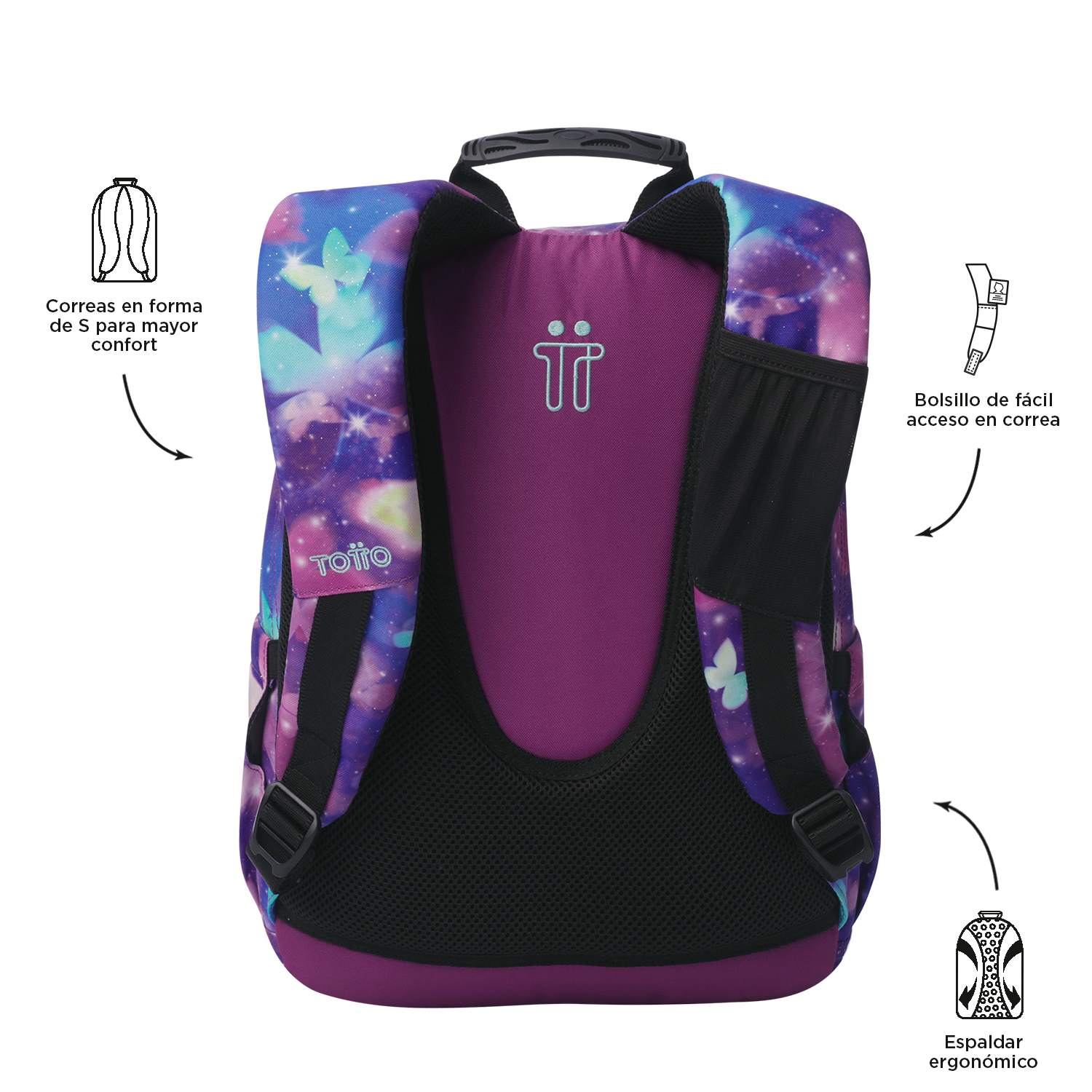 TOTTO GOMMAS 5Q6 SCHOOL BACKPACK 39 x 29 x 14 cm ( Imagem 4 de 4 ) - Preview