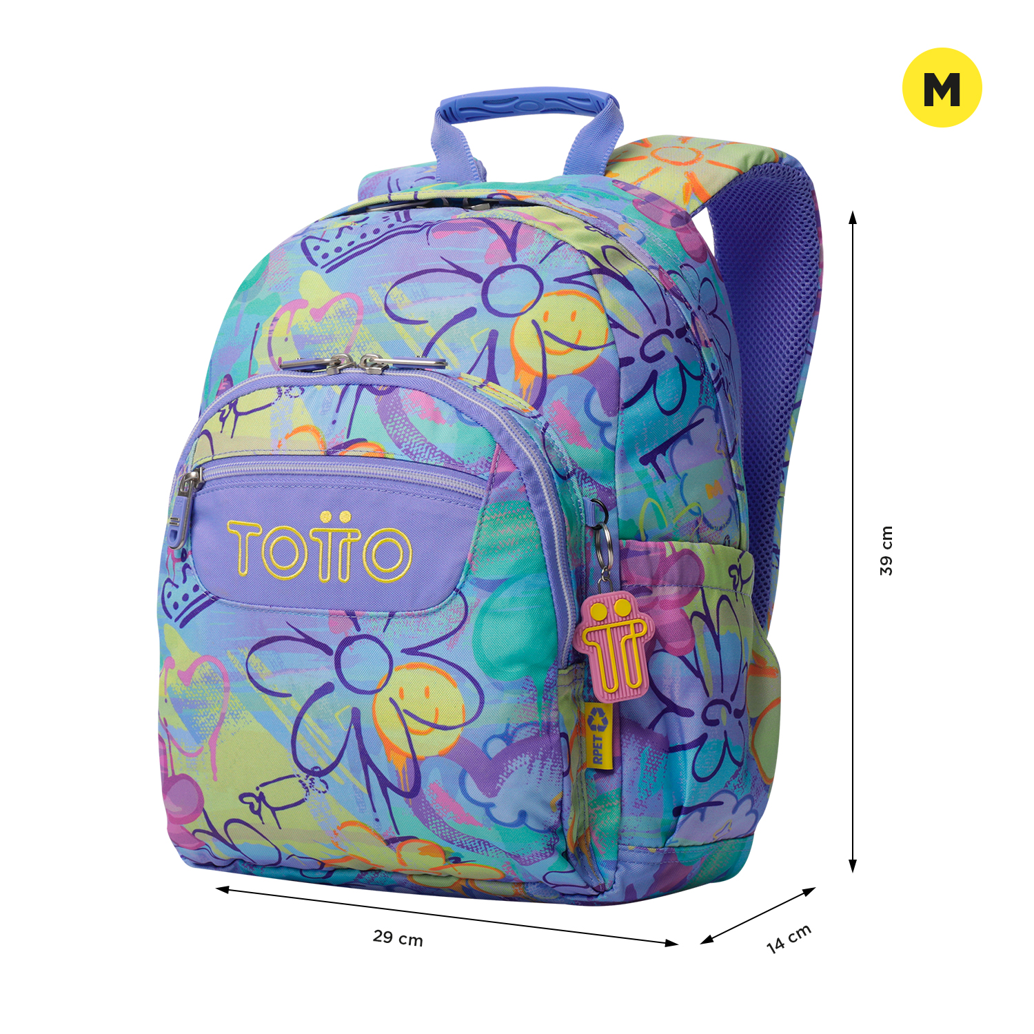 TOTTO SCHOOL BACKPACK 6 AND 7 YEARS OLD GOMMAS 5Q8 ( Imagem 3 de 4 ) - Preview