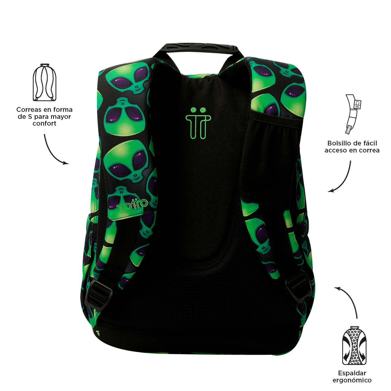 MOCHILA ESCOLAR TOTTO 6 E 7 ANOS GOMMAS 6DS ( Imagem 4 de 4 ) - Preview