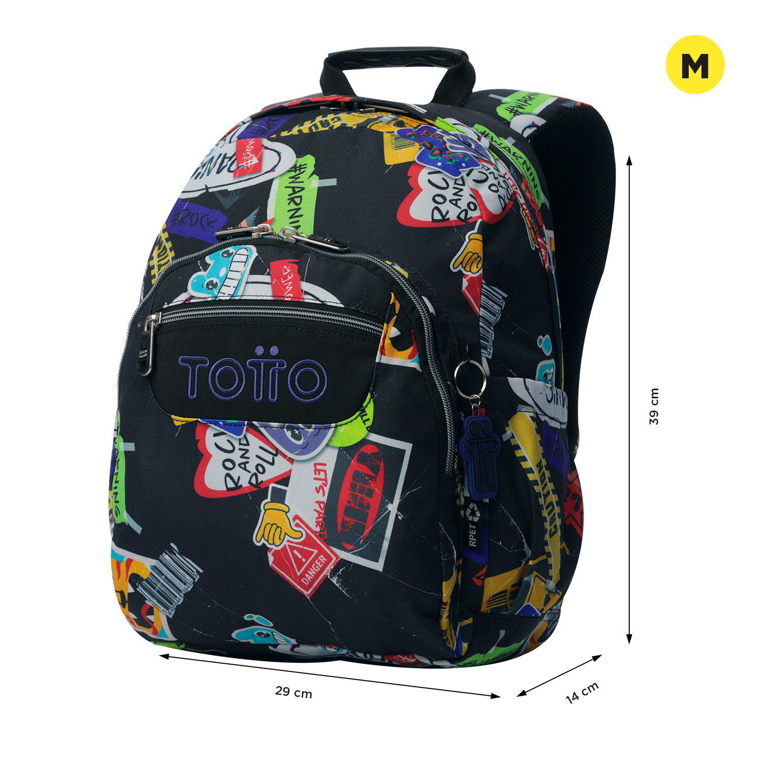 MOCHILA ESCOLAR TOTTO 6 E 7 ANOS GOMMAS 8C5 ( Imagem 3 de 4 ) - Preview