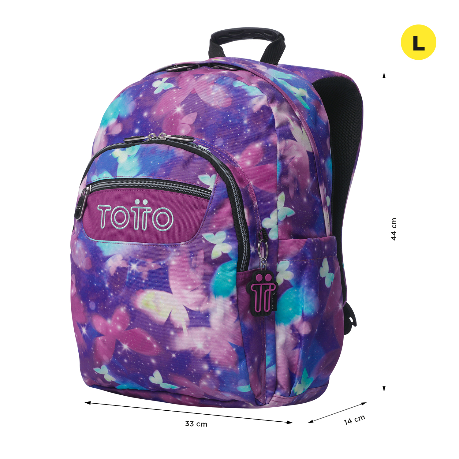 TOTTO SCHOOL BACKPACK 8 TO 12 YEARS OLD ACUARELES 5Q6 ( Imagem 3 de 4 ) - Preview