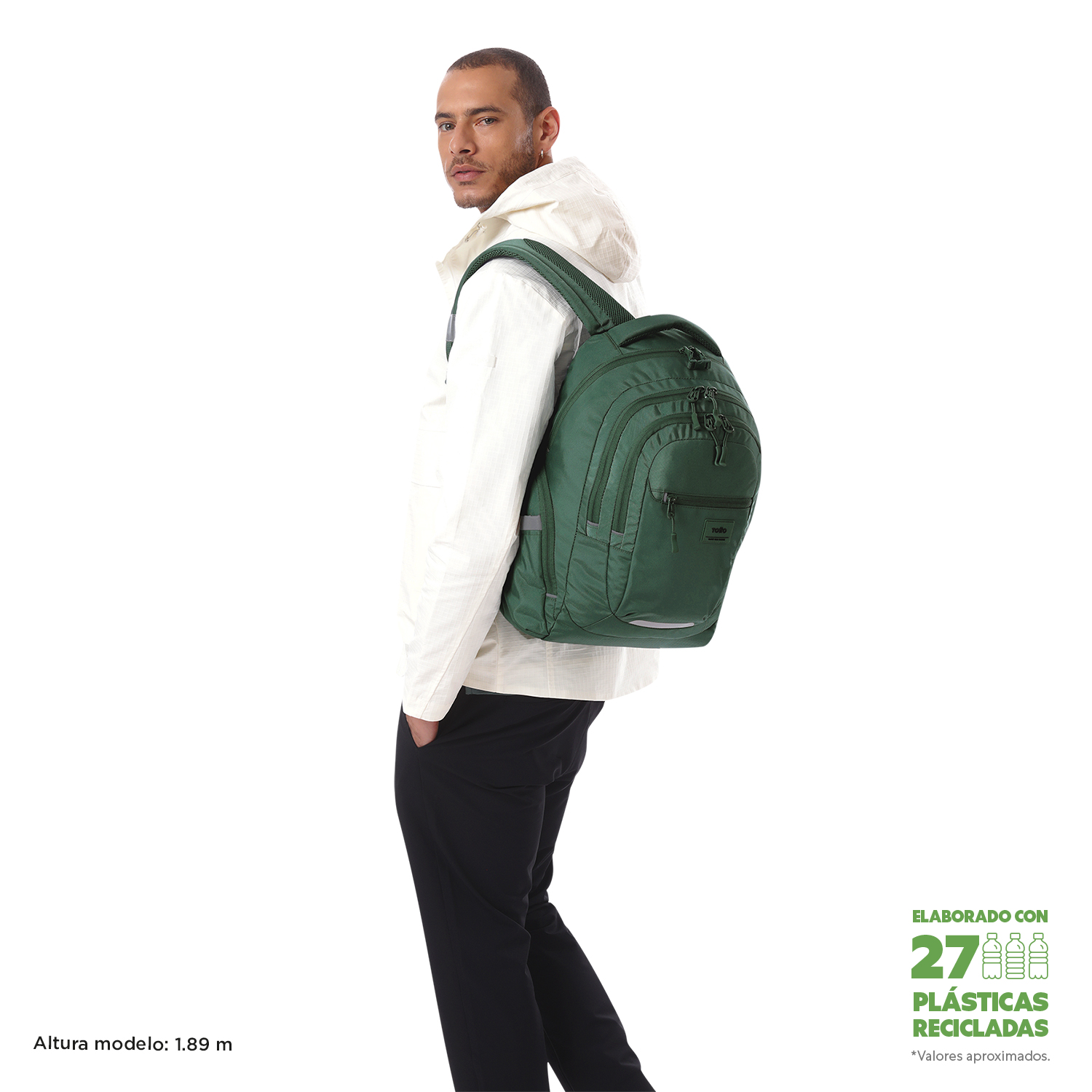 MOCHILA TOTTO P TABLET E PC 13" EUFRATES V7K ( Imagem 2 de 4 ) - Preview