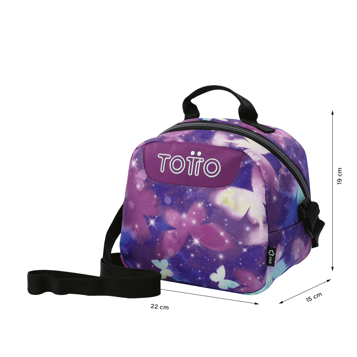 Lancheira Termica Totto Borrador 5Q6 Glitter 22X19X15Cm Ac61Eco0012511Z5Q6 ( Imagem 2 de 4 ) - Preview