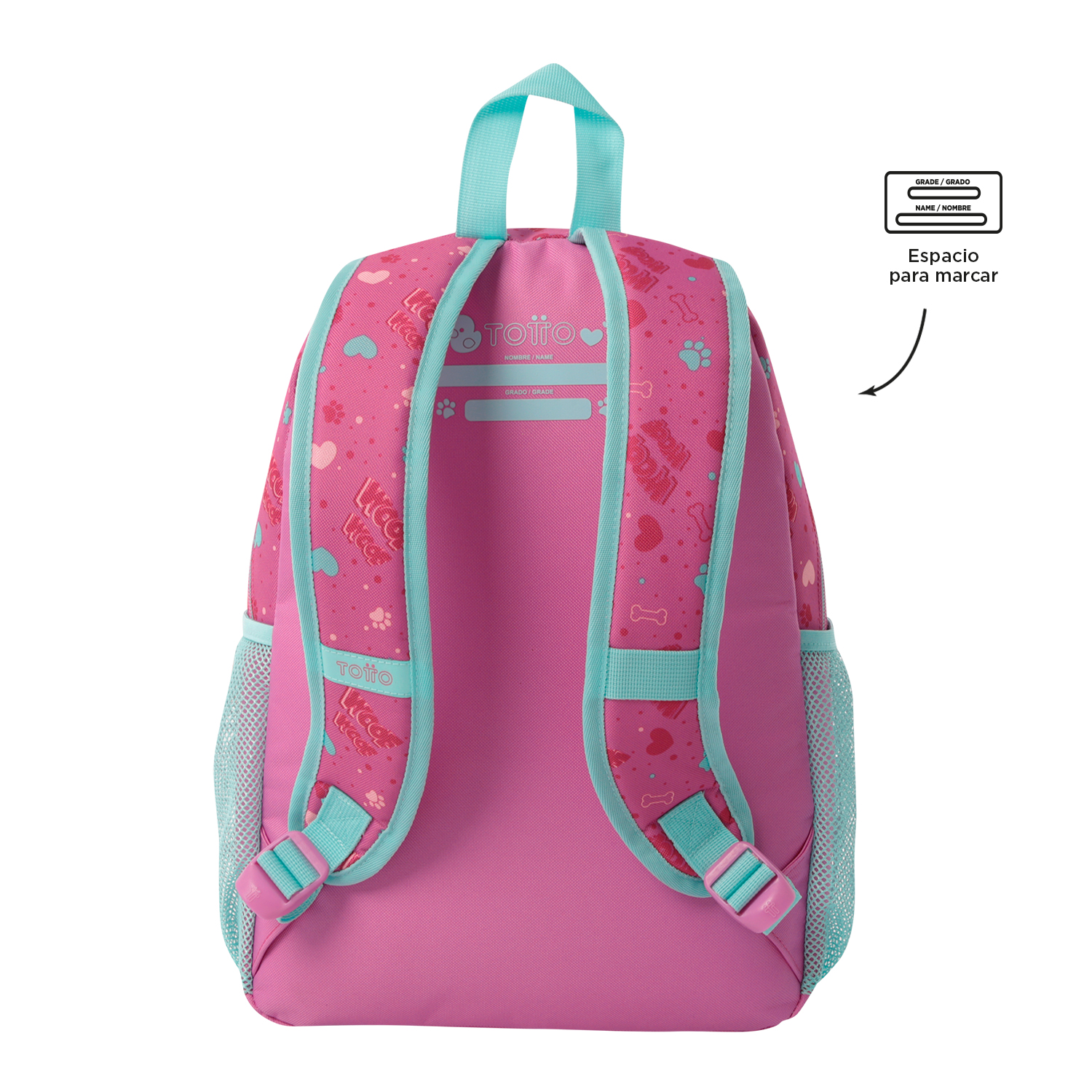 Mochila Totto Doggy Love 2025 40,5X29X11Cm Mj04Dgl00225101K6M ( Imagem 2 de 4 ) - Preview