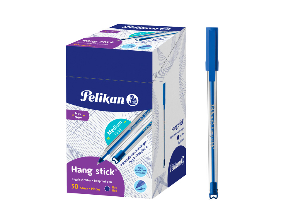 Pelikan Stick Super Soft Blue Ballpoint Pens (50 units) ( Imagem 4 de 5 ) - Preview