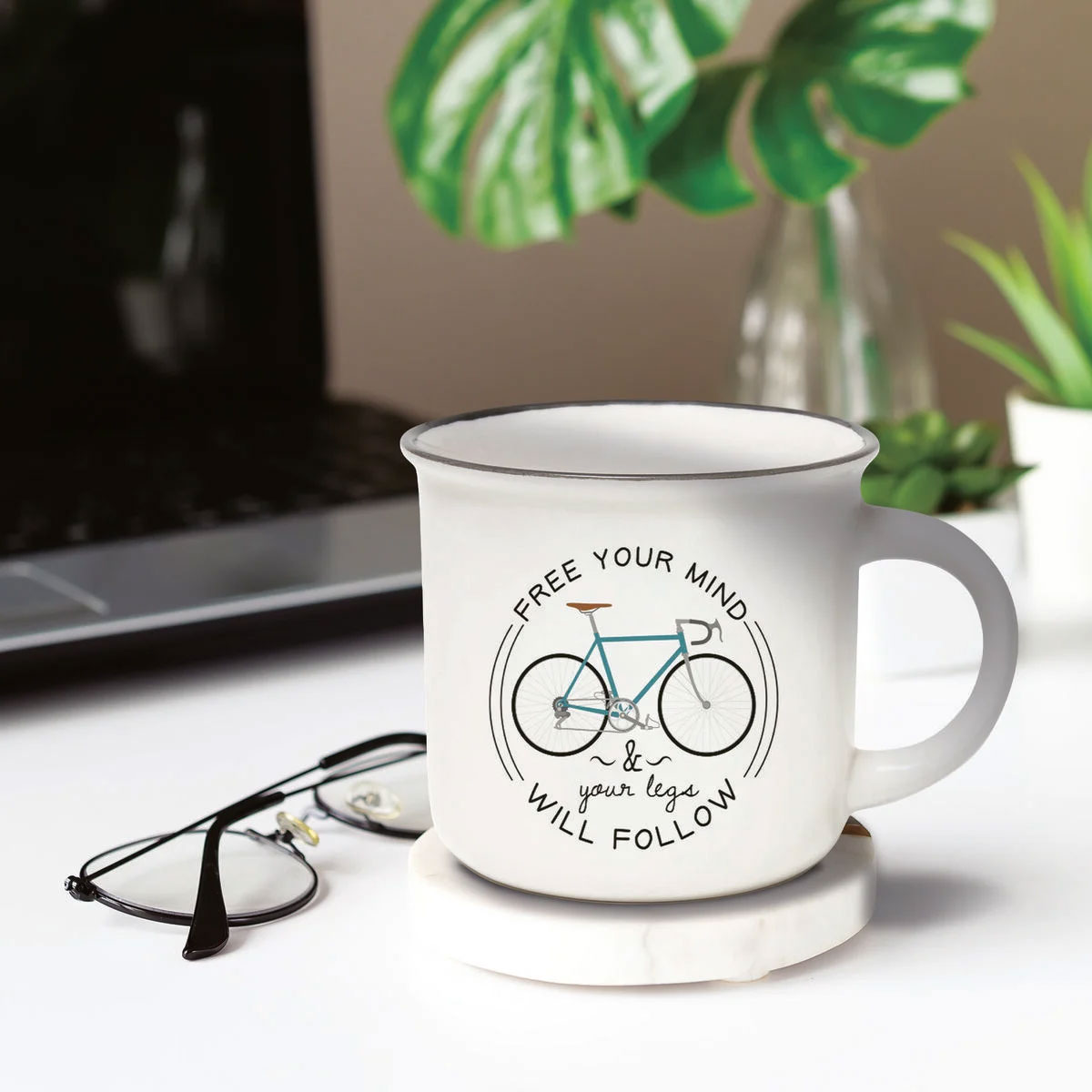 Caneca De Porcelana Legami Cup-Puccino Bike Lover 350Ml Cup0024 ( Imagem 2 de 3 ) - Preview
