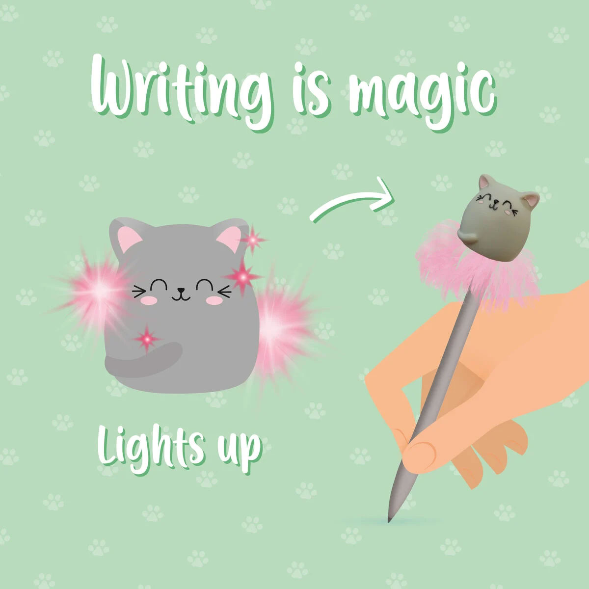 Esferográfica Iluminada Legami Kitty Kpkit1 ( Imagem 2 de 4 ) - Preview