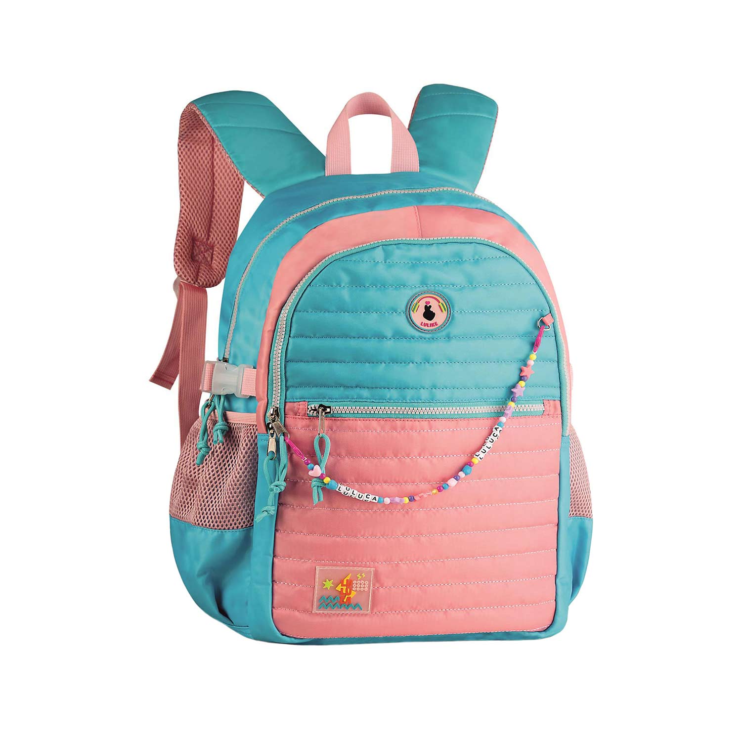 Mochila Com Bolsa Para Portátil 15'' Luluca 2025 44,5X33,5X14,5Cm Sortido Lu2096 ( Imagem 4 de 4 ) - Preview