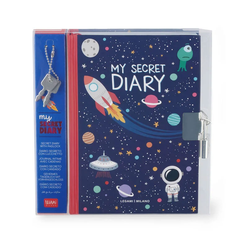 Diário Secreto com cadeado espaço LEGAMI ( Imagem 4 de 4 ) - Preview