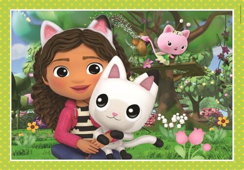 Puzzle Clementoni 4 em 1 Gabby's Dollhouse ( Imagem 2 de 5 ) - Preview