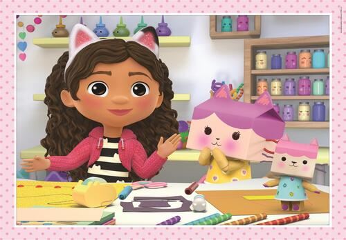 Puzzle Clementoni 4 em 1 Gabby's Dollhouse ( Imagem 3 de 5 ) - Preview