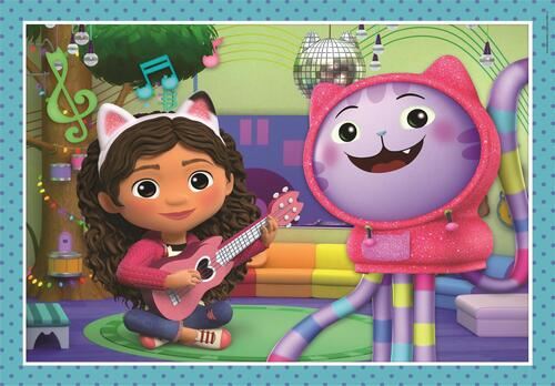 Puzzle Clementoni 4 em 1 Gabby's Dollhouse ( Imagem 4 de 5 ) - Preview