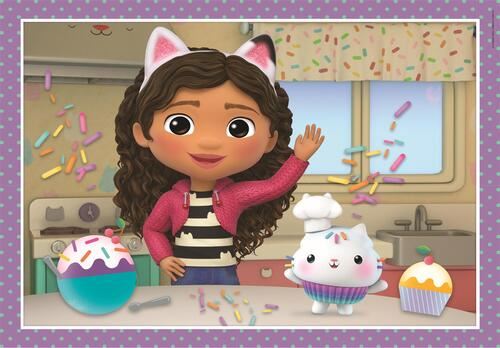 Puzzle Clementoni 4 em 1 Gabby's Dollhouse ( Imagem 5 de 5 ) - Preview