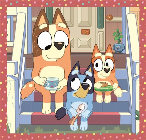 Puzzle 3x48 Peças - Bluey ( Imagem 2 de 5 ) - Preview