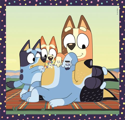 Puzzle 3x48 Peças - Bluey ( Imagem 3 de 5 ) - Preview