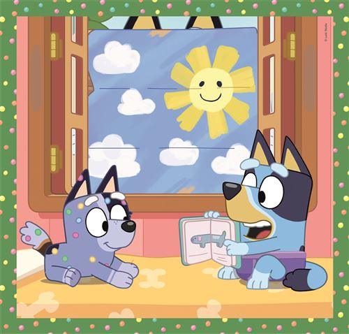 Puzzle 3x48 Peças - Bluey ( Imagem 4 de 5 ) - Preview