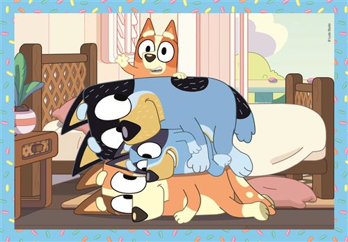 Puzzle Clementoni 4 in 1 Bluey - 12, 16, 20 e 24 peças ( Imagem 5 de 6 ) - Preview