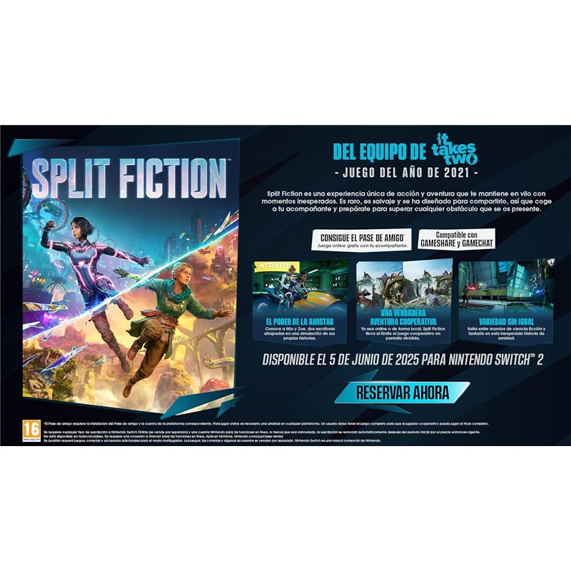Split Fiction Nintendo Switch 2 (Código na Caixa) ( Imagem 2 de 2 ) - Preview