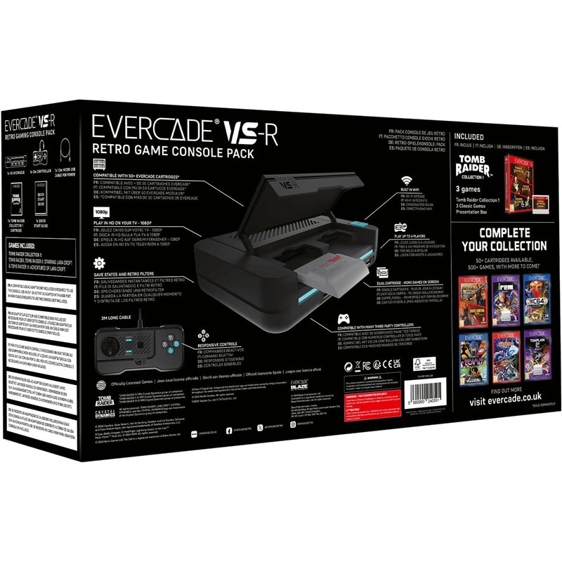 Evercade VS-R: Consola Retro + Tomb Raider Collection 1 ( Imagem 4 de 4 ) - Preview