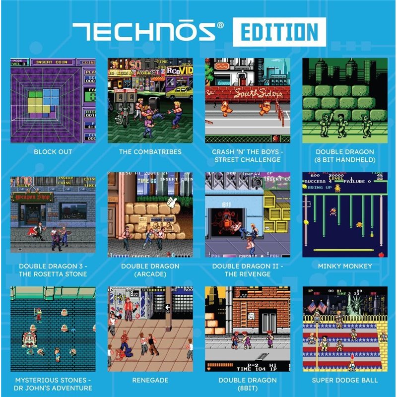 Consola Portátil Retro - Evercade Super Pocket: Technos Edition (15 Jogos Incluídos) ( Imagem 3 de 4 ) - Preview