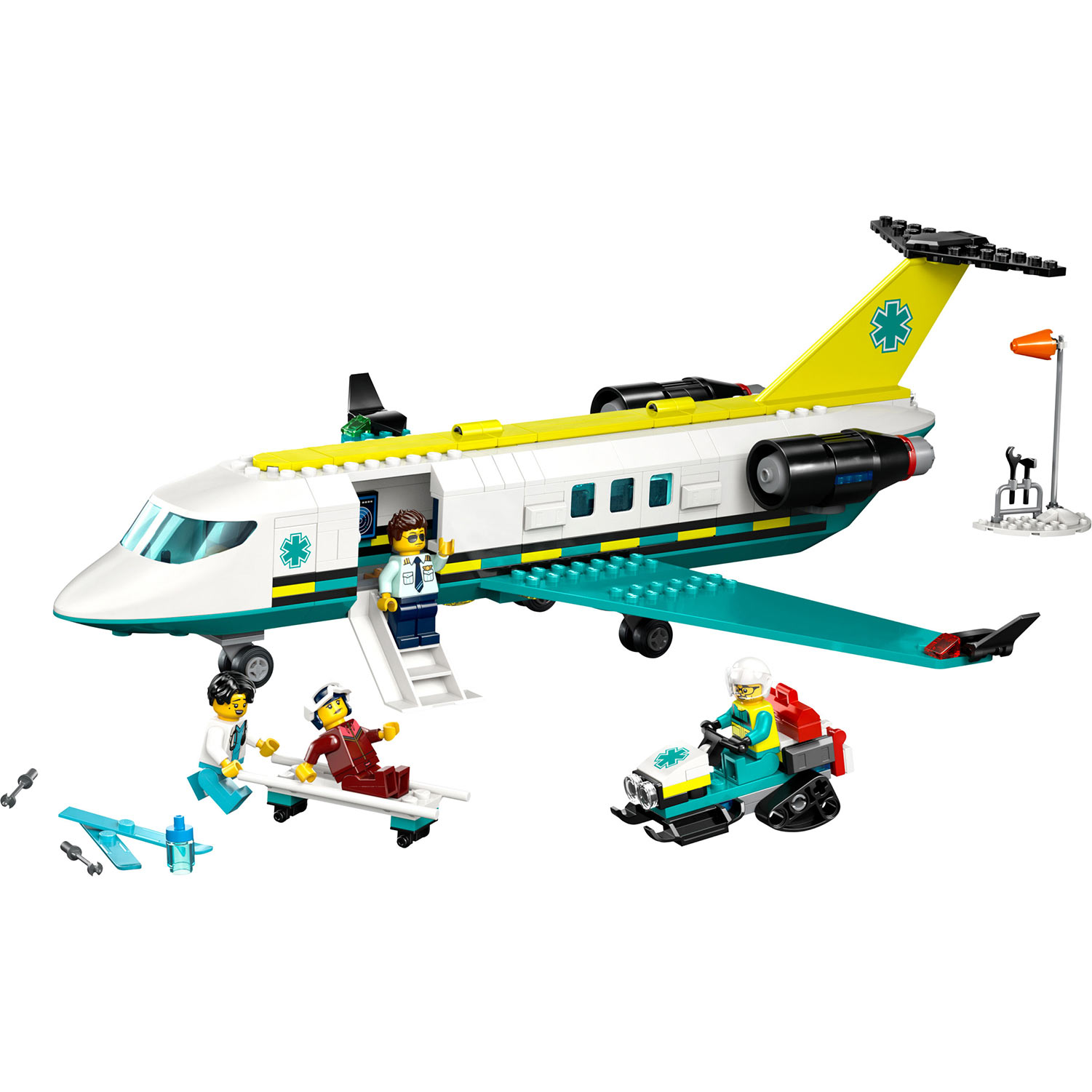 Lego City Aviao De Ambulancia Aerea De Emergencia 60465 ( Imagem 2 de 4 ) - Preview