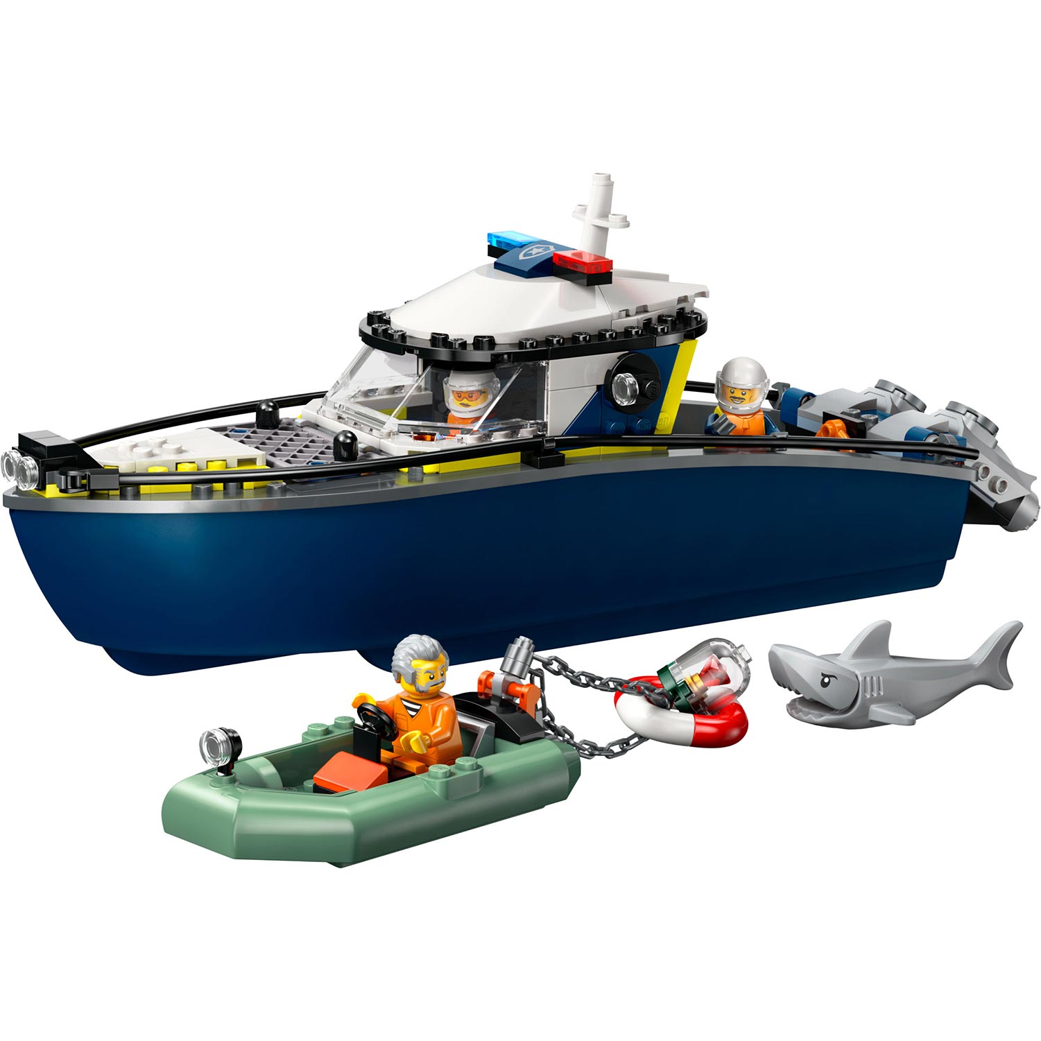 Lego City Perseguicao Com Barco Da Policia 60456 ( Imagem 2 de 4 ) - Preview