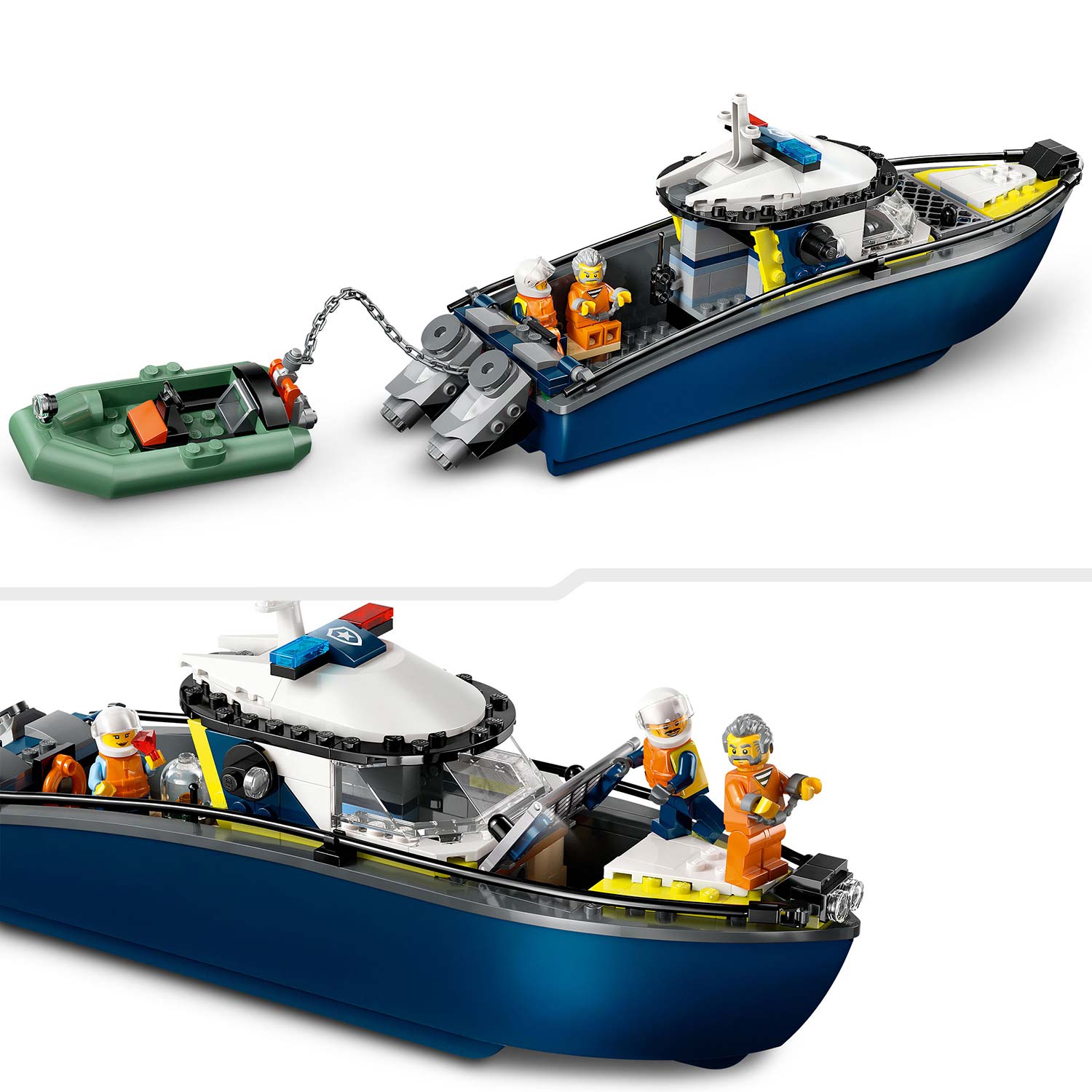 Lego City Perseguicao Com Barco Da Policia 60456 ( Imagem 3 de 4 ) - Preview