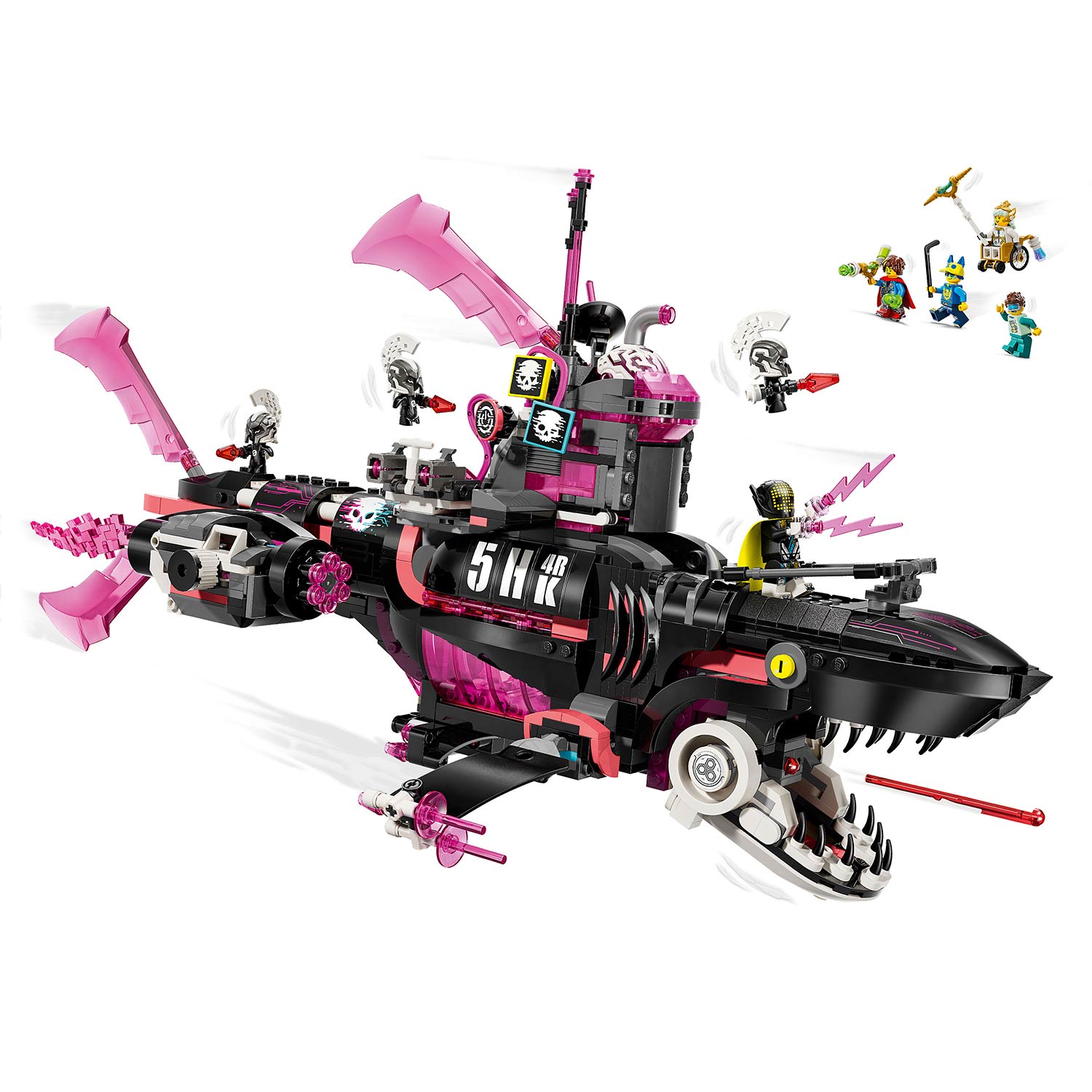 Lego Dreamzzz Submarino Tubarao Dos Pesadelos 71500 ( Imagem 3 de 4 ) - Preview