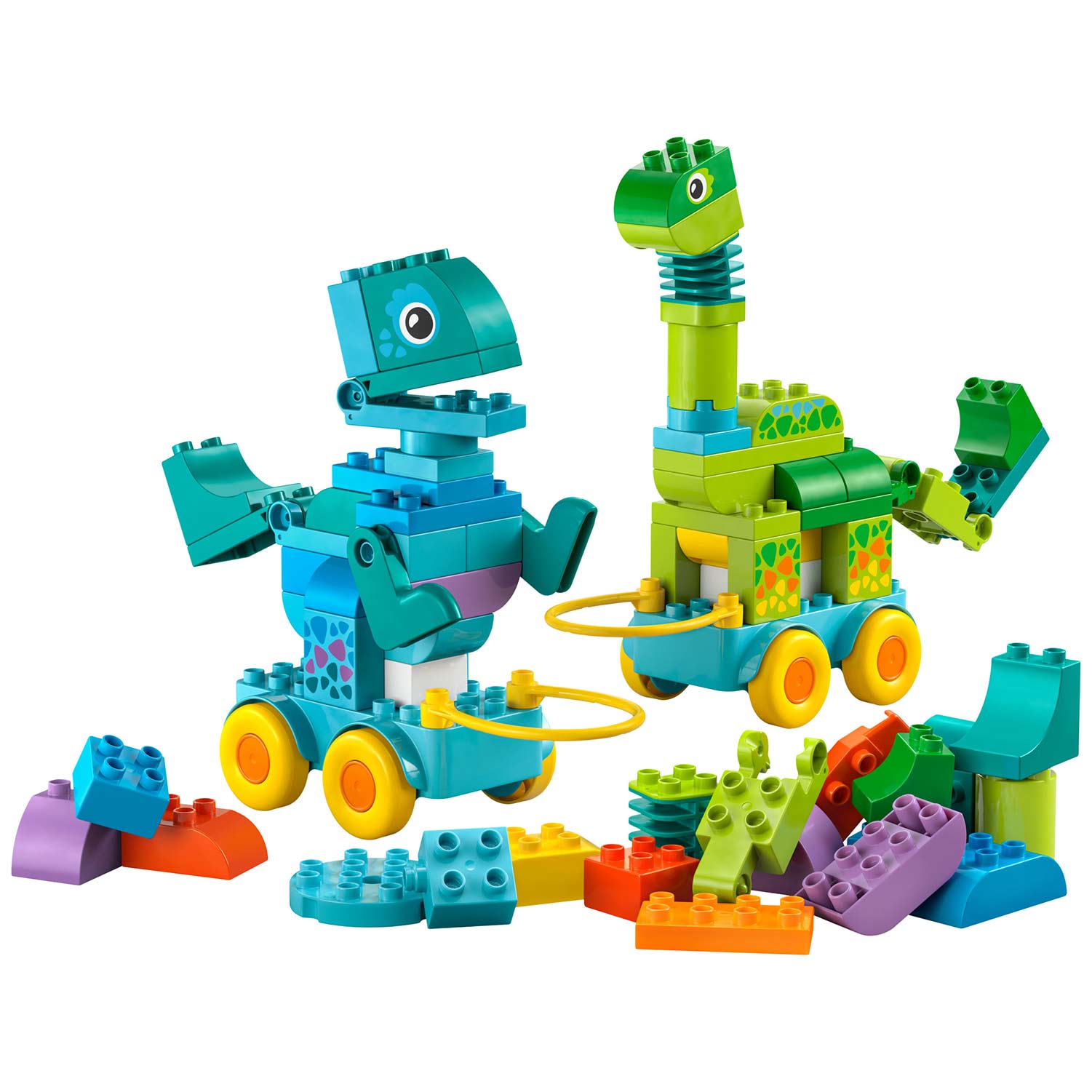 Lego Duplo Dinossauros Sobre Rodas 3Em1 10451 ( Imagem 2 de 4 ) - Preview
