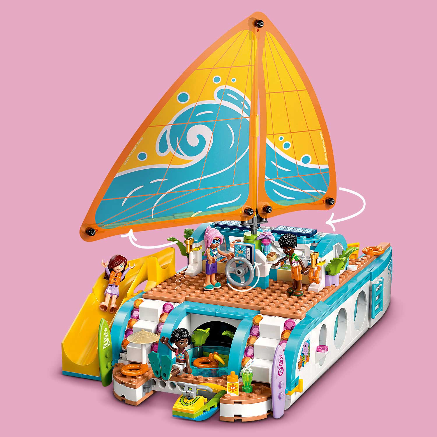 Lego Friends Aventura Em Viagem De Barco 42664 ( Imagem 3 de 4 ) - Preview